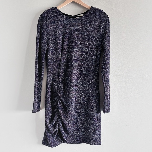 Ramy Brook Portia Metallic Bodycon Mini Dress Multi Colorway Size XL - Picture 4 of 12